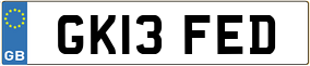 Truck License Plate